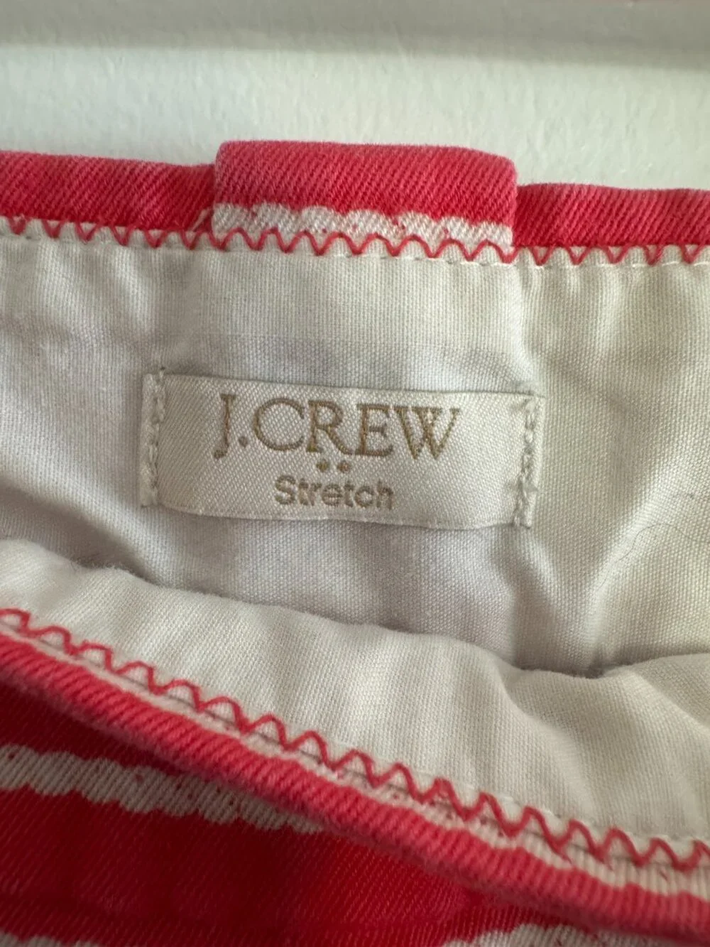 J.Crew Women's Side Zip Striped Shorts